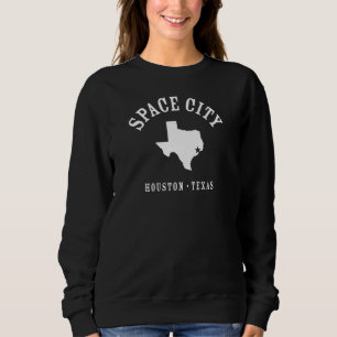 Sweatshirt Space City Houston Texas Design sportif W Texas S