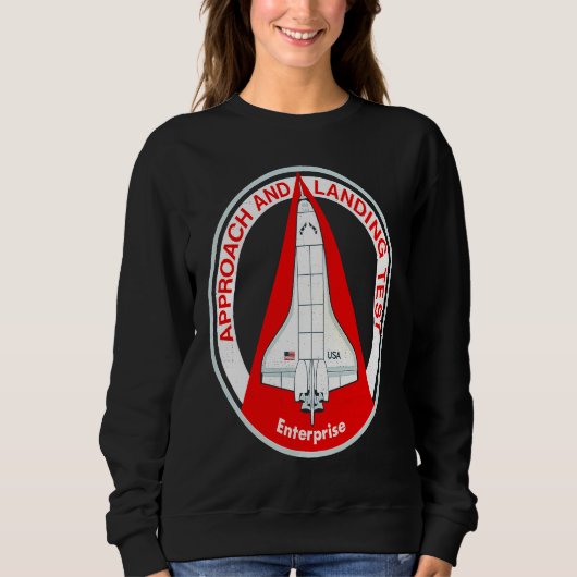 Sweatshirt Space Shuttle Enterprise Orbiter OV 101 (Devant)