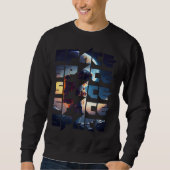 Sweatshirt Space Text Solar System Galactic Astro Space Enthu (Devant)