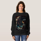 Sweatshirt Space Text Solar System Galactic Astro Space Enthu (Devant entier)