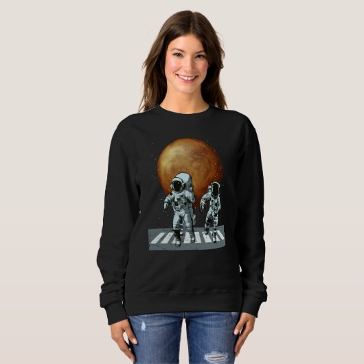 Sweatshirt Spaceman  Astronauts Astonomy Space Mars Planet (Devant entier)