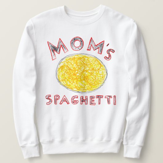 Sweatshirt Spaghetti de maman (Design devant)