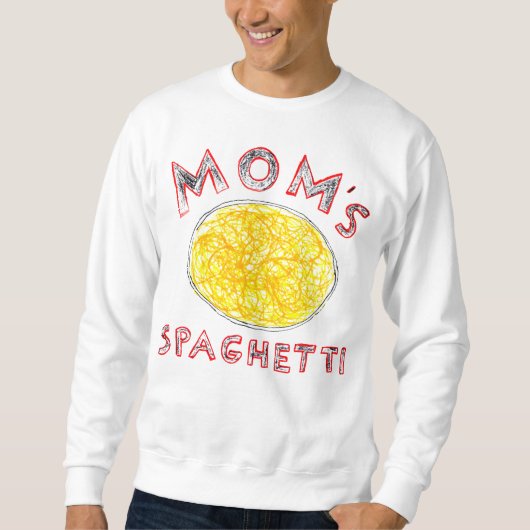 Sweatshirt Spaghetti de maman (Devant)