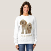 Sweatshirt spaniers cocker (Devant entier)