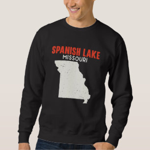 Sweatshirt Spanish Lake Missouri USA State America Travel Mis