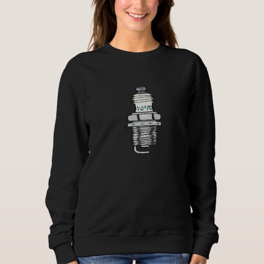 Sweatshirt Spark Plug Mechanic (Devant)