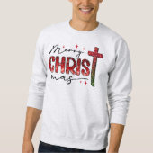Sweatshirt Sparkly Merry ChrisTmas (Devant)