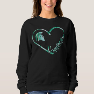 Sweatshirt Spartan Strong We stand With State Spartan Logo