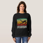 Sweatshirt Spearfishing Spearfisher (Devant entier)