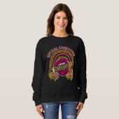 Sweatshirt Special Education Floral Cute Lips Leopard Pencil  (Devant entier)