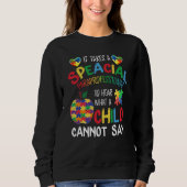 Sweatshirt Special Paraprofessional Autism Awareness (Devant)