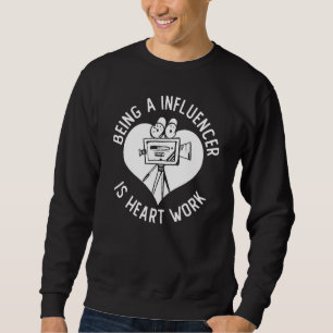 Sweatshirt Spécialiste de la création de contenu pour influen