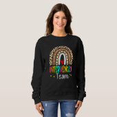 Sweatshirt Spécialiste de l'enseignant d'intervention Équipe (Devant entier)