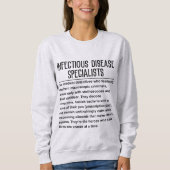 Sweatshirt Spécialiste des maladies infectieuses (Devant)