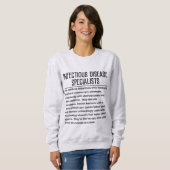 Sweatshirt Spécialiste des maladies infectieuses (Devant entier)