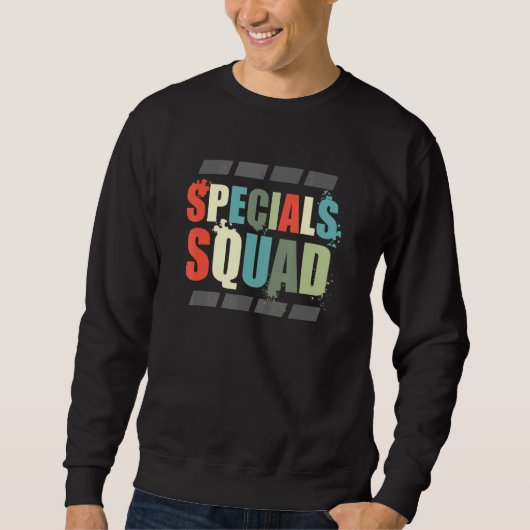 Sweatshirt Specials Squad Related Arts Teacher Back To School (Devant)