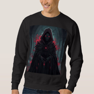 Sweatshirt Spectre cramoisi – Fantaisie sombre de la Faucheus