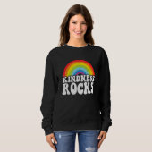 Sweatshirt Sped Teacher Anti Bullying Hippie Rainbow Kindness (Devant entier)