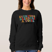 Sweatshirt Speech Therapy Speech Language Pathologist SLP Tea (Devant)