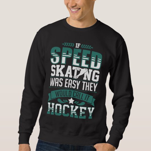 Sweatshirt Speed Skating Skates Short Track Skater Workout Tr (Devant)