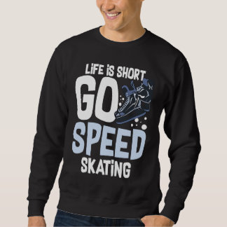 Sweatshirt Speed Skating Skates Short Track Skater Workout Tr