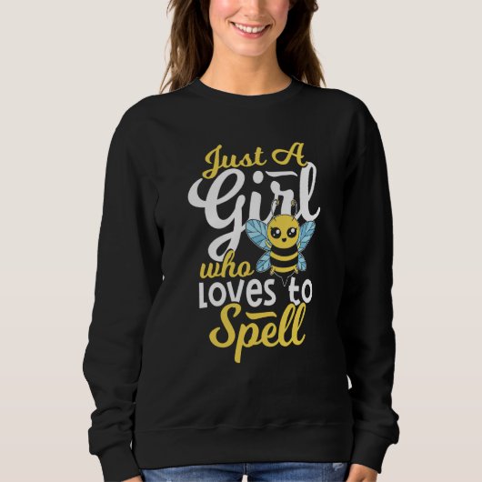 Sweatshirt Spelling Bee Comeptition Winner Girl Spelling Bee (Devant)
