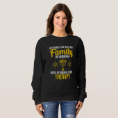 Sweatshirt Spending Time With Family On Hanukkah Jewish Jew G (Devant entier)