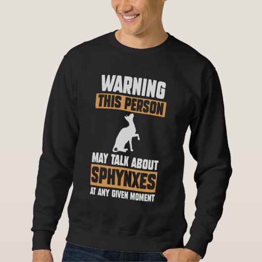 Sweatshirt Sphynx de chat 3 (Devant)