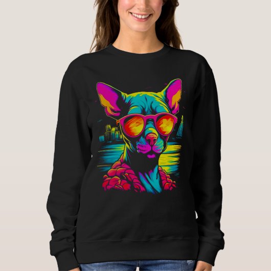 Sweatshirt Sphynx Hairless Cat Summer (Devant)