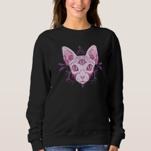 Sweatshirt Sphynx troisième oeil Chat - Chat sans cheveux Got