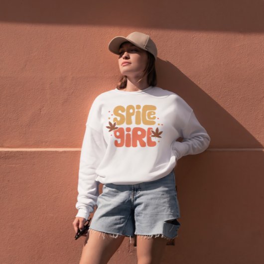 Sweatshirt Spice Girl Citrouille moderne