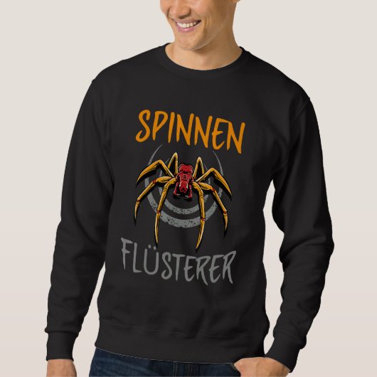 Sweatshirt Spider Web Tarantula Terraristique Accessoires (Devant)