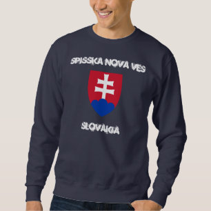 Sweatshirt Spisska Nova Ves, Slovaquie avec armoiries