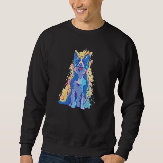 Sweatshirt Splash Border Collie  Border Collie Owners (Devant)