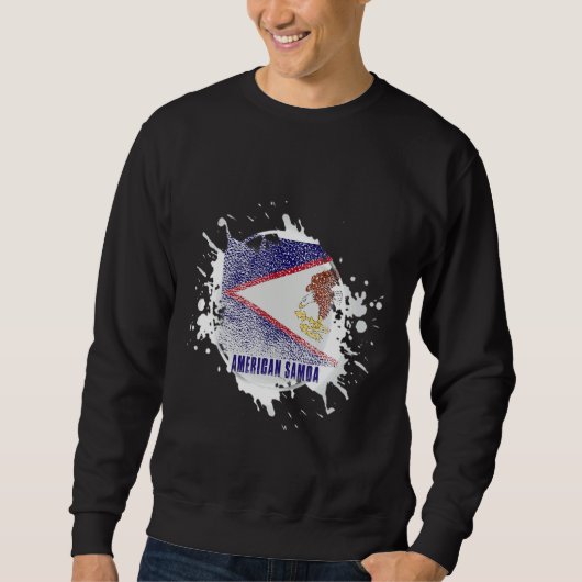 Sweatshirt Splash des Samoa américaines (Devant)
