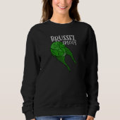 Sweatshirt Sploting Dog Brussel Sploot Brussel Sprout Christ (Devant)