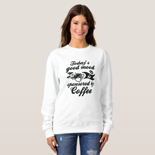 Sweatshirt Sponsorisé Par Café (Devant entier)