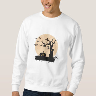 Sweatshirt Spooky Halloween full mon gift idea