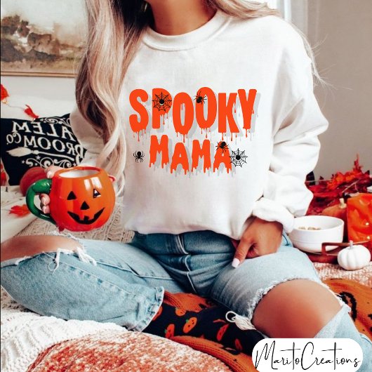 Sweatshirt Spooky Mama Halloween sweatshirt, spooky season