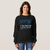 Sweatshirt Sport Fighter Definition Taekwondo (Devant entier)