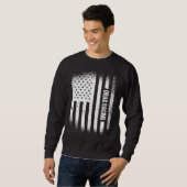 Sweatshirt Sport Us Flag Drag Racing 6 (Devant entier)