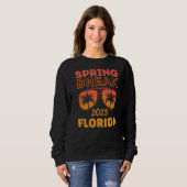 Sweatshirt Spring Break Florida 2023 Lunettes de soleil Plage (Devant entier)