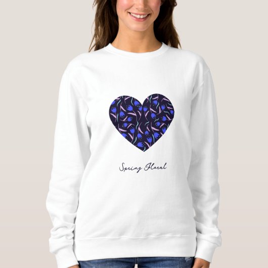 Sweatshirt Spring Floral Pattern Collection (Devant)