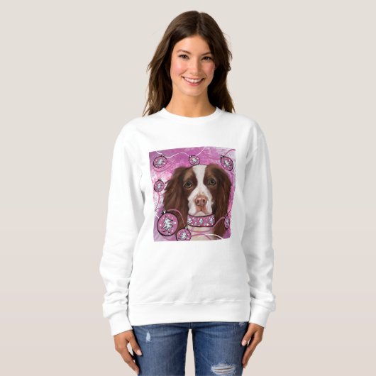 SWEATSHIRT SPRINGER SPANIEL ANGLAIS (Devant entier)