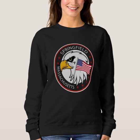 Sweatshirt Springfield Ma Massachusetts (Devant)