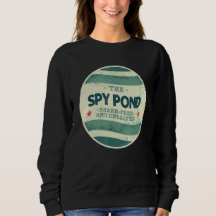 Sweatshirt Spy Pond Shark Camping gratuit et non salé Massach