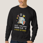 Sweatshirt SQL Query Geek Database Programmer Database Admin  (Devant)