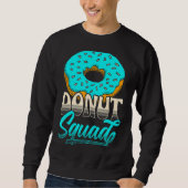 Sweatshirt Squad De Donut Pour Un Donut De Noisette (Devant)