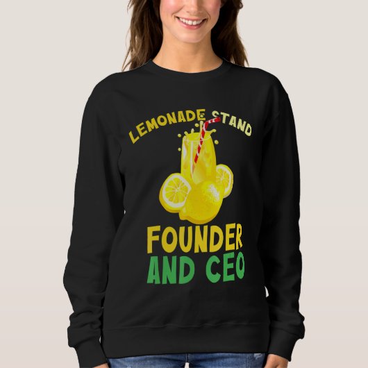 Sweatshirt Squad Lemonade Stand Lemon (Devant)