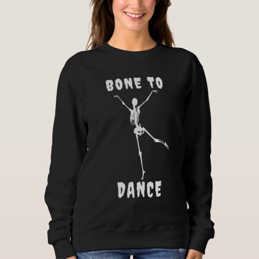 Sweatshirt Squelette dansant Halloween (Devant)